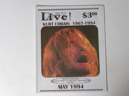 Music Review Live: May 1994 Bootleg CDs  Nirvana / Hendrix / Girls in Rock - Afbeelding 1 van 3