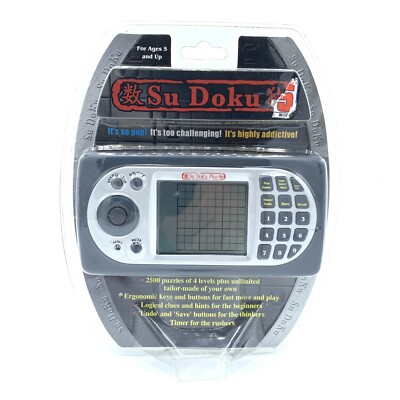 Su Doku Plus Portable Travel Game Toy Quest WCL-2046A Hand Held Video Game