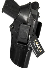 Right Hand Leather 4 in 1 OWB IWB Thumb Break Holst for 5" 1911 Cocked & Locked