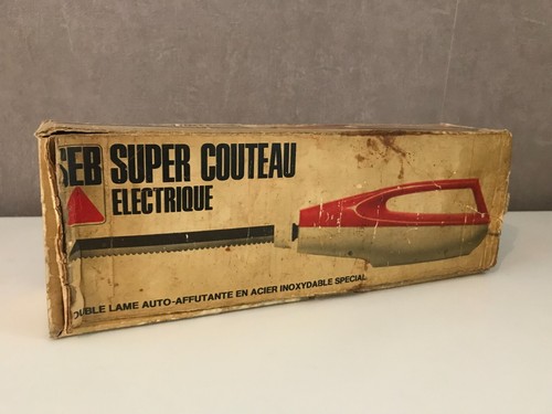 Couteau électrique SEB 516 – Vintage Et Fonctionnel – Bon état