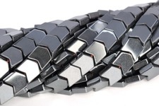 8x6MM Black Hematite Arrow Grade AAA Natural Gemstone Loose Beads 16"