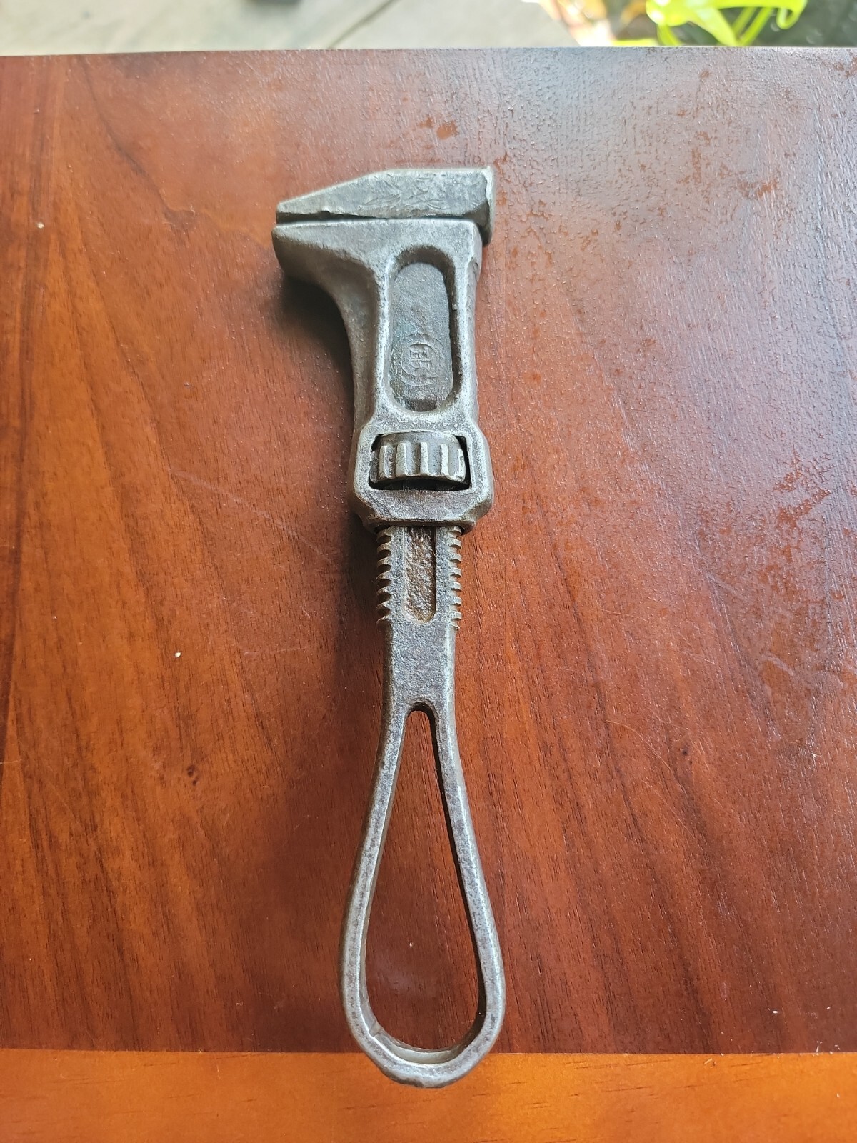 Antique "IHC" Adjustable Wrench INTERNATIONAL HARVESTER 12 inch unique