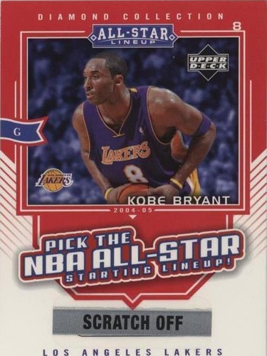Kobe Bryant Upper Deck Play Makers All-Star Warm Up Edition 2001
