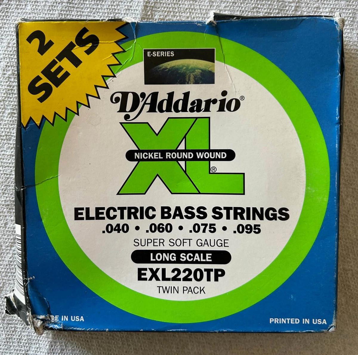 D Addario EXL220TP Twin Pack Super Soft 40 95 Long Scale Electric