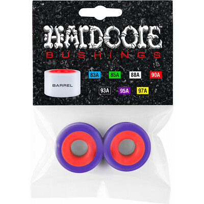 Hardcore Bushings for Longboard Reverse Trucks Barrel 95A (1 Truck) from Bones