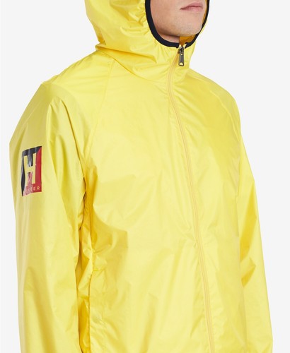 Full-Zip Hooded Rain Coat Jacket 