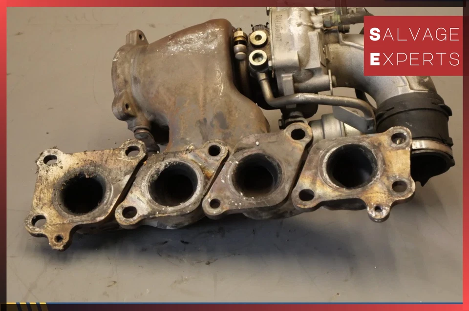 Conjunto turbocompresor Jaguar XF XE 2013-2017 motor de gasolina con colector OEM Foto 2 de 4