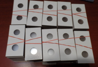 1000 2x2 Cent/Penny Guardhouse Cardboard Mylar Coin Holders Flips Premium 
