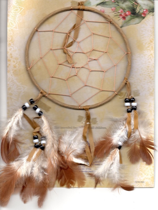 Legend Feathers Dreamcatchers, new, 5", a nice gift and a pretty ornament