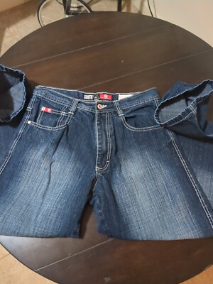 ☕SOUTH POLE ブラック ダウンビッグシルエット RN82628 XXL Vintage South Pole Baggy Black Jeans Mens Size 30 RN82628
