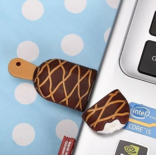 CHIAVETTA PEN DRIVE USB 2.0 16 GB A FORMA DI GELATO NUOVA - Immagine 2 di 2
