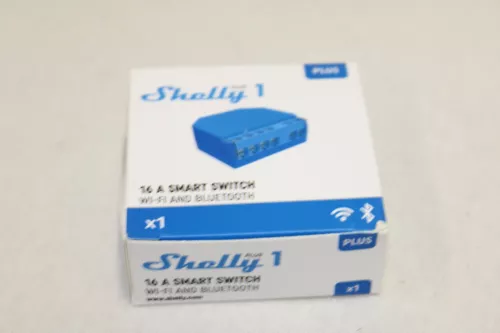 Shelly Plus 1 Verbesserter 1-Kanal-W-Lan-Schalter Neu Rechnung MwSt 
