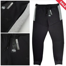 KINGS WILL DREAM DORNAN PLY JOGGERS BLACK/GREY SIZE XL RRP £45