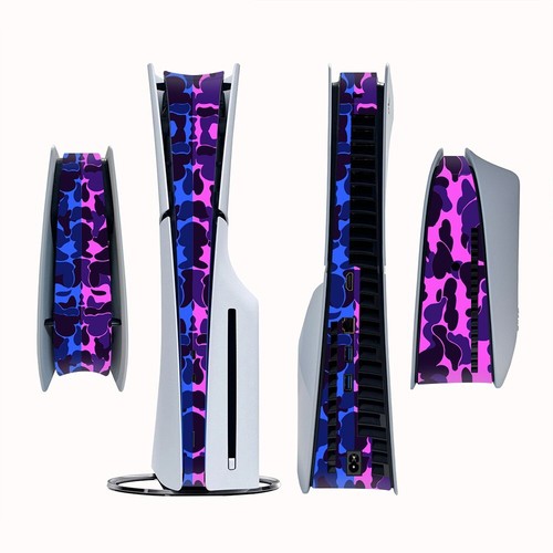 Camouflage PS5 Slim Center Middle Skin Sticker Aufkleber Decal Wrap Console - Picture 12 of 13