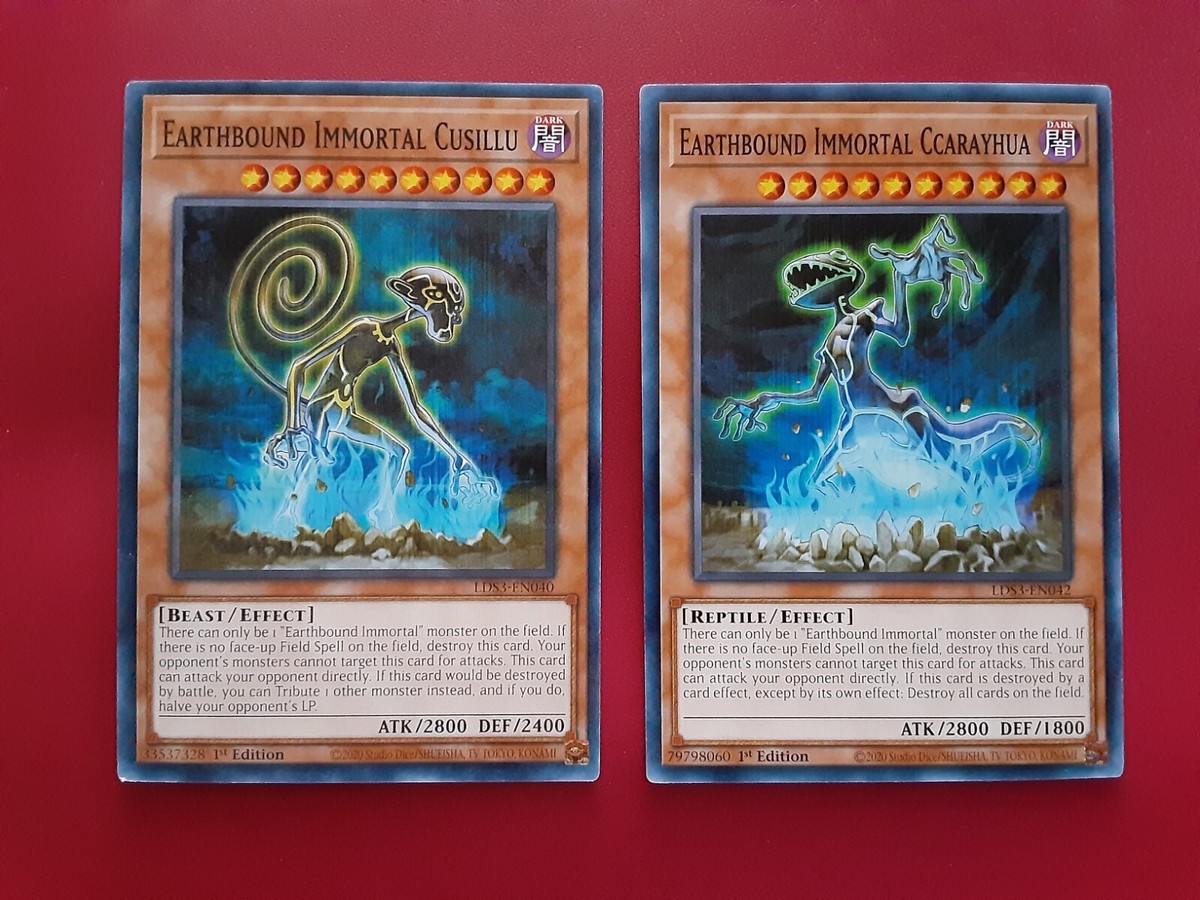 immortal deck yugioh Yugioh Earthbound Immortal Deck 46 Cards Complete Budget Tournament Ready  NM