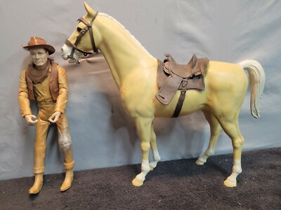 M-Vintage Antique Marx Toys Johhny West & Thunderbolt Cowboy