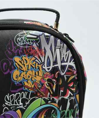 Sprayground Half Graffiti Black Backpack | eBay