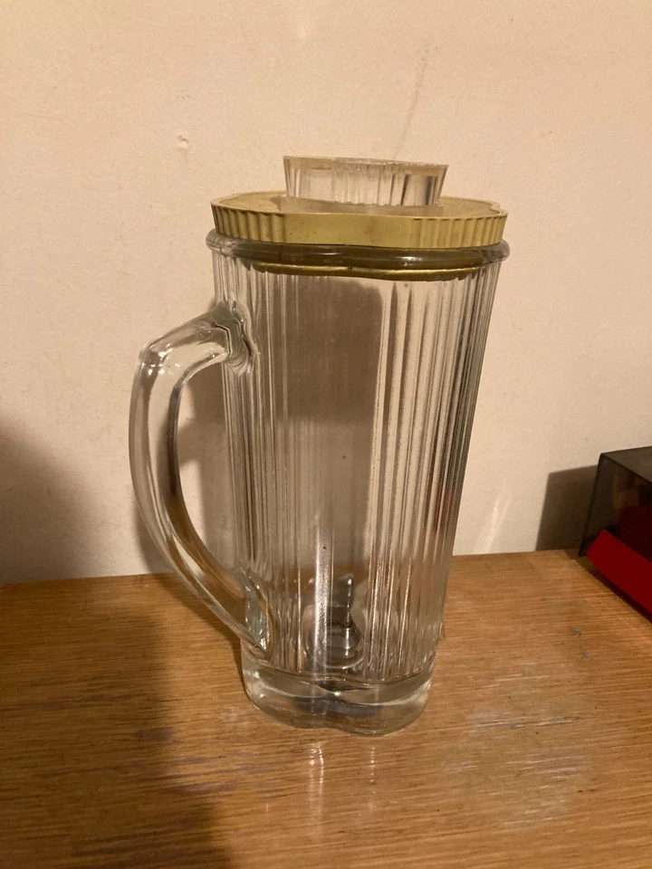 Tarro de vidrio Waring Blender 40 oz rueda de carro hoja de trébol Foto 2 de 4