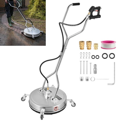 #ad Pressure Washer Surface Cleaner with 4 Wheels 4500PSI 20Inch Stainless Steel $184.80