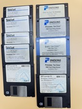 Vintage 3.5  Floppy Disk Software Lot TaxCut ...