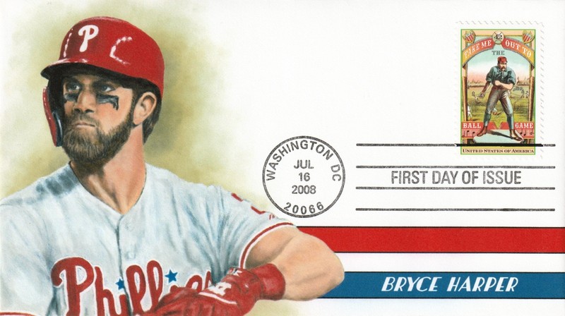 2008 Take Me Out to the Ball Game  "Bryce Harper  Philadelpia Hi-Density EmPrint