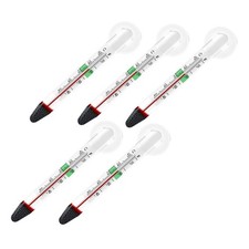 5 Teiliges Set Schwimmendes Aquariumthermometer mit Saugnapf Zubehör,