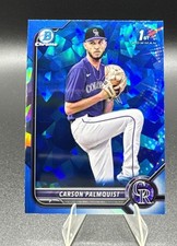 2022 Bowman Draft Chrome Carson Palmquist Sapphire #BDC-31 1st Bowman RC