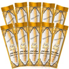 Miswak Traditional Natural Toothbrush - 10 Pack - Individually Vacuum Seale...