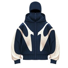Double Hooded Long Sleeve Sweater Designer Hoodie