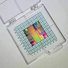 5mm-35mm Bare Die & Silicon Wafers - CPU IC CMOS Lithography Semiconductors