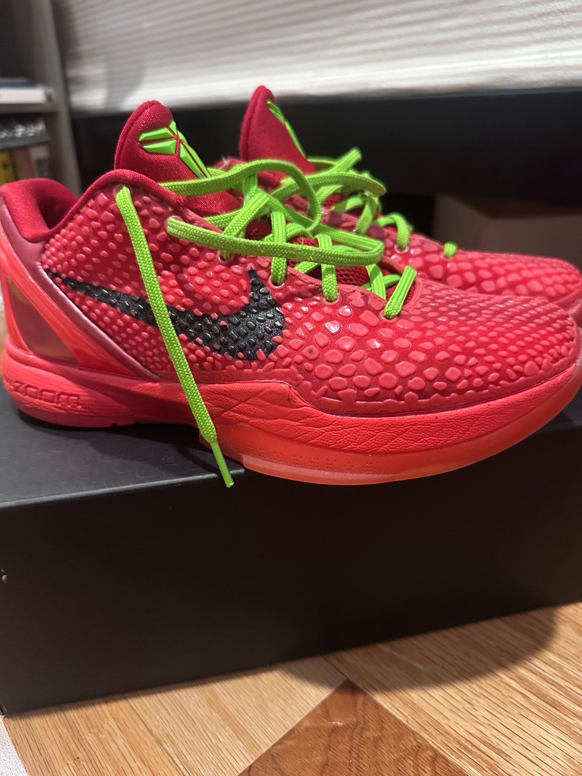 Nike Kobe 6 Protro Reverse Grinch - Size 7 MENS (NOT GS) Replacement Kobe Box