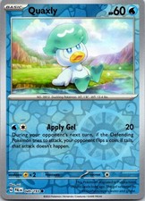 Quaxly 049/193 Common Paldea Evolved Pokemon Reverse Holo TCG Card