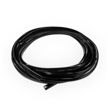 Car Door Edge Guards 32.8ft, Universal U-Shaped PVC Trim Strip Chrome Black-10M