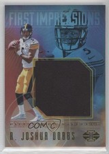 2017 Panini Illusions First Impressions Memorabilia R Joshua Dobbs #FI-RJ yf0