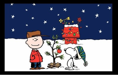 Little Christmas Tree Snoopy Woodstock Peanuts Gang  Refrigerator Fridge MAGNET