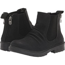 Blowfish Malibu Redsen-K Boots Kids US 3 Black Side Zip Ankle Chelsea RHS6694
