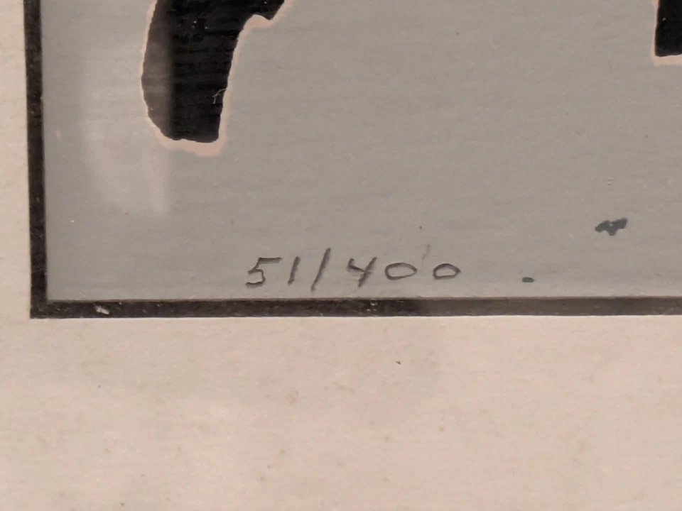 Jerusalén: obra de arte judía israelí enmarcada Foto 2 de 4