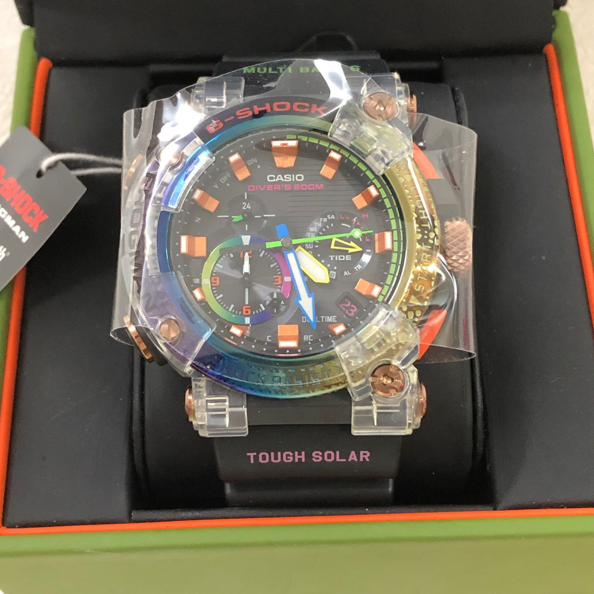 Casio G Shock Frogman Borneo Rainbow Casio G-Shock Frogman
