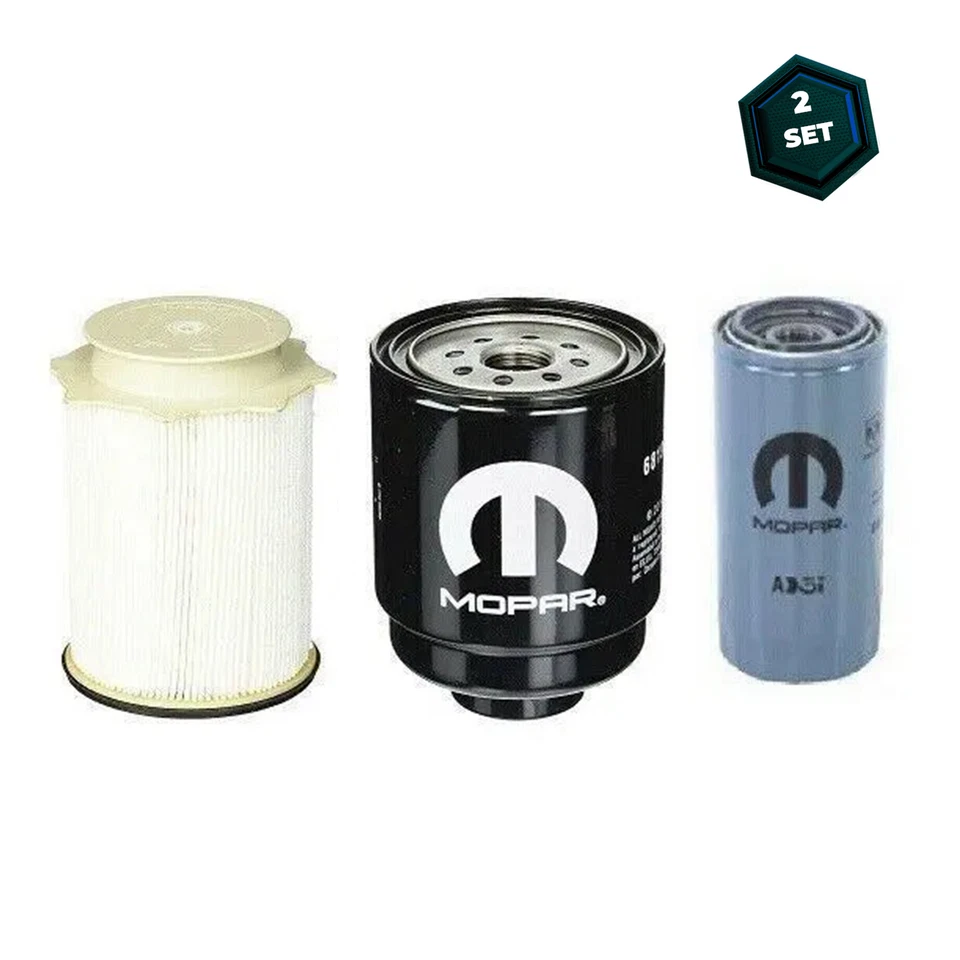 2013-2018 RAM 2500-5500 6,7 L DIÉSEL KIT FILTRO COMBUSTIBLE MOPAR 2 juegos (paquete de 6) Foto 4 de 4