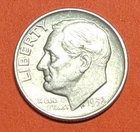 1952-S  Roosevelt Dime - Almost Uncirculated - Toning - Light Wear - Mint Luster