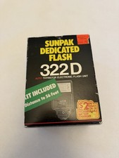 vintage Sunpak Auto 322 D Thyristor Electronic Flash Unit
