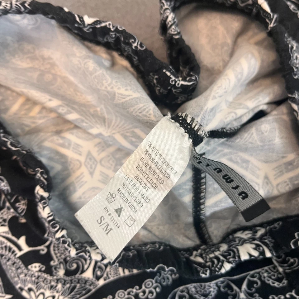 Leggings Always Mujer S/M Estampado Tribal Elefante Negro Blanco Pantalones 23W 26.5L Divertidos Foto 4 de 4