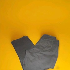 LEE WOMANS RELAXED FIT STRAIGHT LEG MID RISE PANTS USA SIZE 14 SHORT