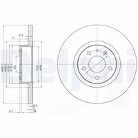 Bremsscheiben FüR Alfa 147 937 156 932 Sportwagon 02-10 431602041180