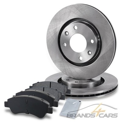 ATEC BREMSSCHEIBEN BELÜFTET Ø266 + BELÄGE VORNE FÜR CITROEN C3 XSARA PEUGEOT 301