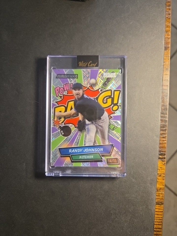 2024 Wild Card Alumination Randy Johnson Bang Comix 14/15 #AC-RJ 💥 