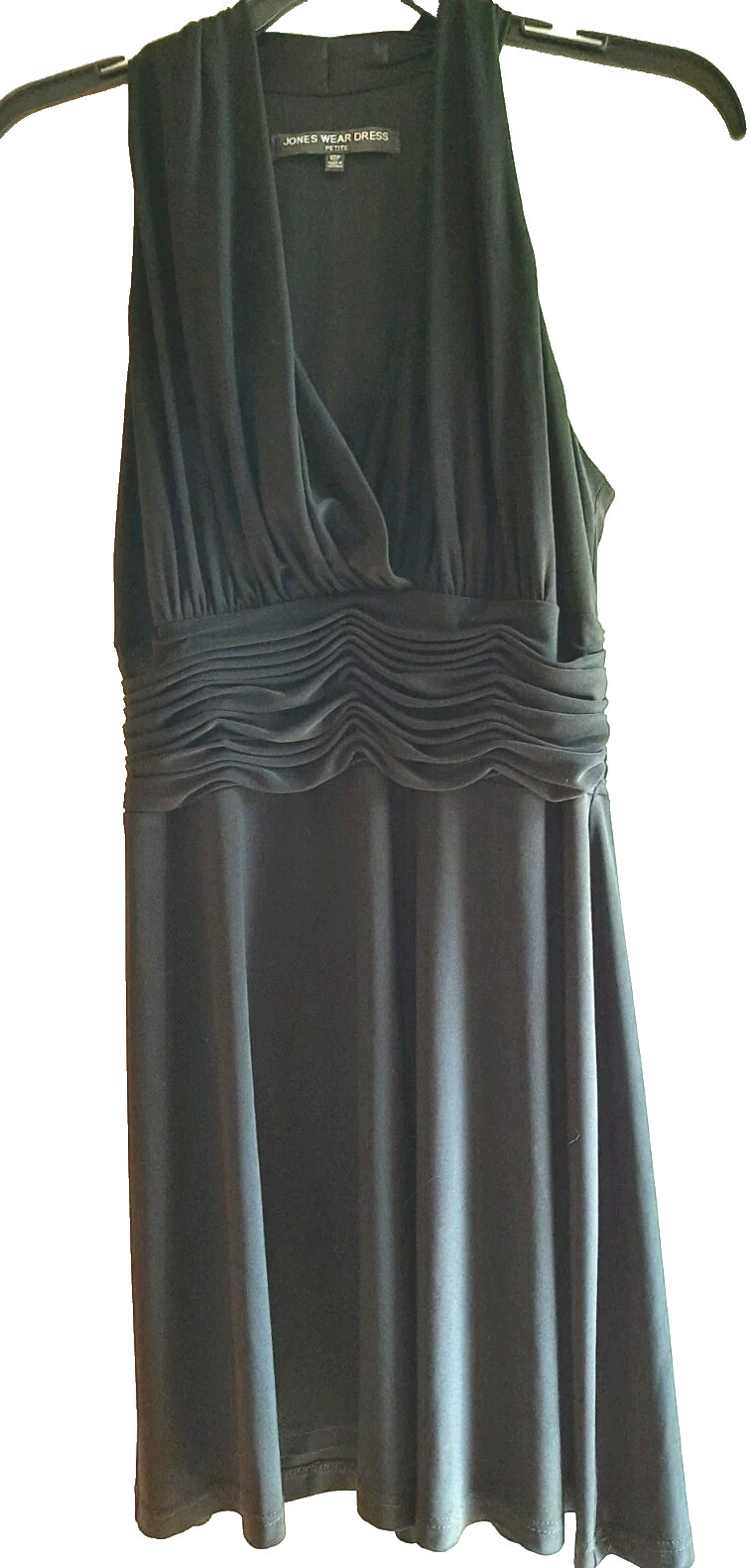 JONES WEAR DRESS - 10P - Occasion, Halter Style, Surplice Bust, Rusched Waist