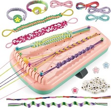 Friendship Bracelet Making Kit for Girls 8-12, DIY String Bracelet Maker Jewe