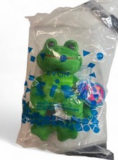 Vintage Avon Kids Birthstone Plush 1999 March Aquamarine Tad the Frog NWT