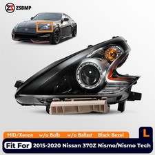 Hidxenon Headlight For 2015-2020 Nissan 370z Black Bezel Wo Bulbballast Left
